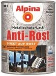 Alpina Metallschutzlack &ndash; Hammerschlag Dunkelgrau &ndash; Anti-Rost-Lack f&uuml;r einen