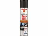 Alpina Metallschutzlack Anti-Rost Schwarz 400ml Sprühdose glänzend