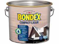 Bondex Compact Lasur WEISS 2,5 L für 32,5 m² | Wasserbasierte Holzlasur 