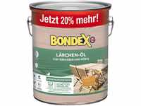 Bondex Lärchen Öl 3 L für 66 m² | Extrem wasserabweisend | Schützt vor