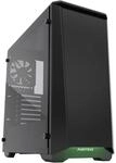Phanteks PH-EC416PTG_BK Eclipse P400 Steel ATX Mid Tower Case Satin Black, Tempered