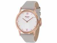 Boccia Damen Digital Quarz Uhr mit Leder Armband 3265-03