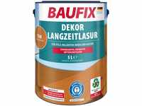 BAUFIX Dekor Langzeitlasur teak, seidenglänzend, 5 Liter, Holzlasur,...