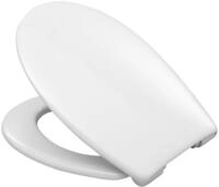 Hamberger WC-Sitz Lavas, Softclose mit Edelstahl-Fastfixmutter C2702Y wei&szlig;, 1