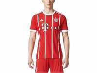 adidas Herren FC Bayern Heim Trikot, FCB True Red/White, L