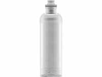 SIGG Feel Transparent Trinkflasche (0.6 L), schadstofffreie und auslaufsichere