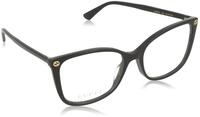 Gucci Brillengestelle GG0026O-001-53 Cateye Brillengestelle 53, Schwarz