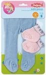 Heless 475 - Strumpfhose mit S&ouml;ckchen f&uuml;r Puppen in verschiedenen Pastellfarben, 1