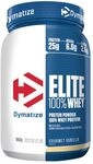 Dymatize Elite Whey Gourmet Vanilla 907g - High Protein Low Sugar Pulver + Whey
