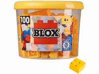 Simba 104114110 - Blox, 100 gelbe Bausteine für Kinder ab 3 Jahren, 4er Steine,