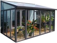 Palram Veranda San Remo Wintergarten, Grau, 295x425x310 cm