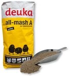 deuka all-mash A gek&ouml;rnt Alleinfutter f&uuml;r H&uuml;hnerk&uuml;ken 25 kg