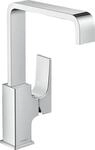 hansgrohe Waschtischarmatur Metropol, Wasserhahn Bad mit Auslauf H&ouml;he 230 mm, mit