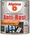 Alpina Metallschutzlack Anti-Rost Hammerschlag Gr&uuml;n 750ml