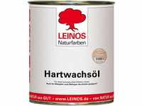 LEINOS 290 Hartwachsöl, 0,75 l, Doppelweiss | sehr widerstandsfähige,...