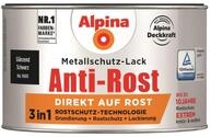 Alpina Metallschutzlack Anti-Rost Schwarz 300ml gl&auml;nzend