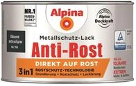 Alpina Metallschutzlack Anti-Rost Anthrazitgrau 300ml gl&auml;nzend