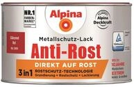 Alpina Metallschutzlack Anti-Rost Rot 300ml gl&auml;nzend