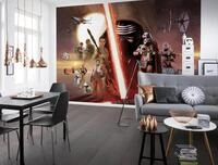 Komar - Fototapete STAR WARS EP7 COLLAGE - 368 x 254 cm - Tapete, Wand, Dekoration,