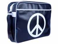 Urban Factory Peace & Love Bag Laptop-Tasche, Vintage Collection blau 30,5 cm