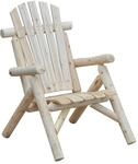 Outsunny Adirondack Stuhl wetterfest Adirondack Chair aus Holz Outdoor...