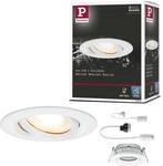 Paulmann 93661 Nova LED Einbauleuchte rund schwenkbar max. 35W Deckenspot Wei&szlig; ohne
