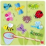 Goula Jumbo Spiele Bugs &ndash; Holzpuzzle mit Magneten, Holzspiel
