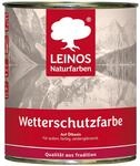 LEINOS Wetterschutzfarbe 750 ml | Tannengr&uuml;n Holzlasur f&uuml;r Holzfassaden Fenster