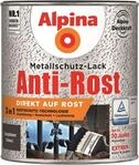 Alpina Metallschutzlack Anti-Rost Eisenglimmer Silber 300ml