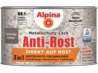 Alpina Metallschutzlack Anti-Rost Hammerschlag Dunkelgrau 300ml