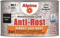 Alpina Metallschutzlack Anti-Rost Hammerschlag Schwarz 300ml