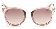 GUESS Unisex-Erwachsene GU7459 57F 52 Sonnenbrille, Beige (Beige Luc/Marrone Grad)