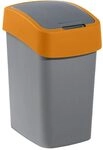 CURVER Abfallbeh&auml;lter Flip B, 25 L, Silber/orange