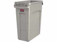 Rubbermaid Commercial Products Vented Slim Jim Rubbish Bin Waste Receptacle, 60