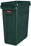 Rubbermaid Commercial Products Vented Slim Jim Rubbish Bin Waste Receptacle, 60