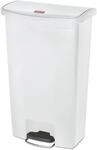 Rubbermaid | Treteimer SLIM JIM&reg; | aus Polyethylen | 68 l | wei&szlig;