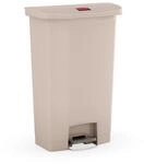 Rubbermaid Commercial Products Slim Jim Tretm&uuml;lleimer aus Kunststoff 68 L Beige &ndash;