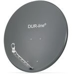 DUR-line Select 85cm x 90cm Alu Satelliten-Sch&uuml;ssel Anthrazit - [ Test SEHR GUT *]