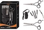 E-Kwip Rockstar(ter) Set f&uuml;r Friseure - Profi Friseurscheren Set aus 5,5 Zoll
