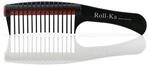 Hercules S&auml;gemann Roll-Ka Durchziehkamm, Schwarz, Kunststoff, Unisex, 1 St&uuml;ck (1er