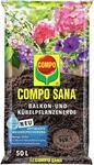 COMPO SANA Balkon- und K&uuml;belpflanzenerde 50 L, 12 Wochen D&uuml;nger, Aqua Depot