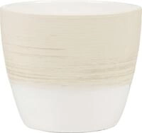 Scheurich 950, Blumentopf aus Keramik, Farbe: Vanilla Cream, 19 cm Durchmesser, 17.5