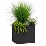 Pflanzwerk&reg; Pflanzk&uuml;bel Cube Anthrazit 46x55x55cm *Frostbest&auml;ndig* *UV-Schutz*