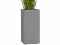 Pflanzwerk® Pflanzkübel Tower Grau 80x40x40cm *Frostbeständiger Blumenkübel*