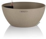 LECHUZA CUBETO Stone 30, Sandbeige, Hochwertiger Kunststoff, Inkl.