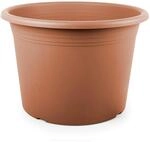Floralo Blumentopf Cilindro rund, 60 cm Durchmesser x 42 cm, terracotta, wetterfestes