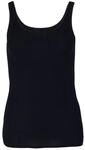Schiesser Damen Tr&auml;gertop Baumwolle - Luxury, schwarz_200763, 38