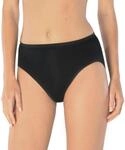 Schiesser Damen Slip 200809, Gr. 16 (XL), Schwarz (000-schwarz)