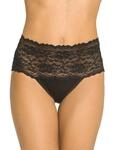 Nina von C. Damen-Taillenslip FINE Cotton schwarz Gr&ouml;&szlig;e 38