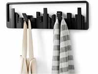 Umbra Skyline Kunststoff Garderobenhaken - Moderne und Platzsparende Garderobenleiste